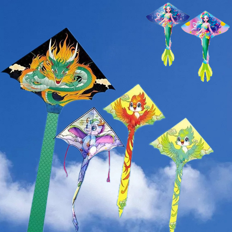 Kite Wind Outdoor - Dragon kite fly giocattoli per bambini
