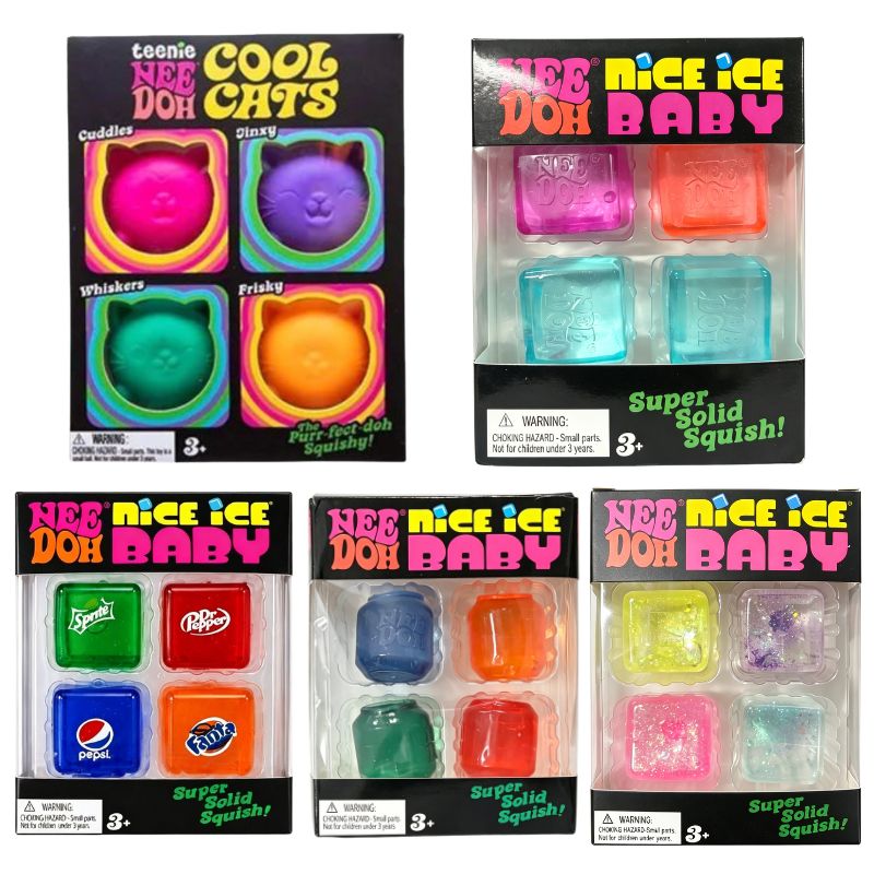 Kids Toys Bag - Set di 4 Mini Giocattoli Antistress