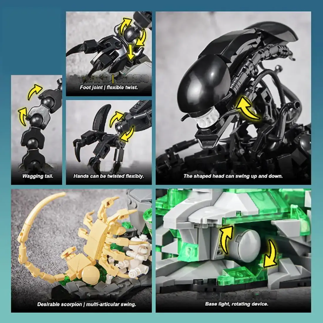 MOC 7048 Alien Monsters Buildi - Xenomorph Kids Toys recensione e prezzo