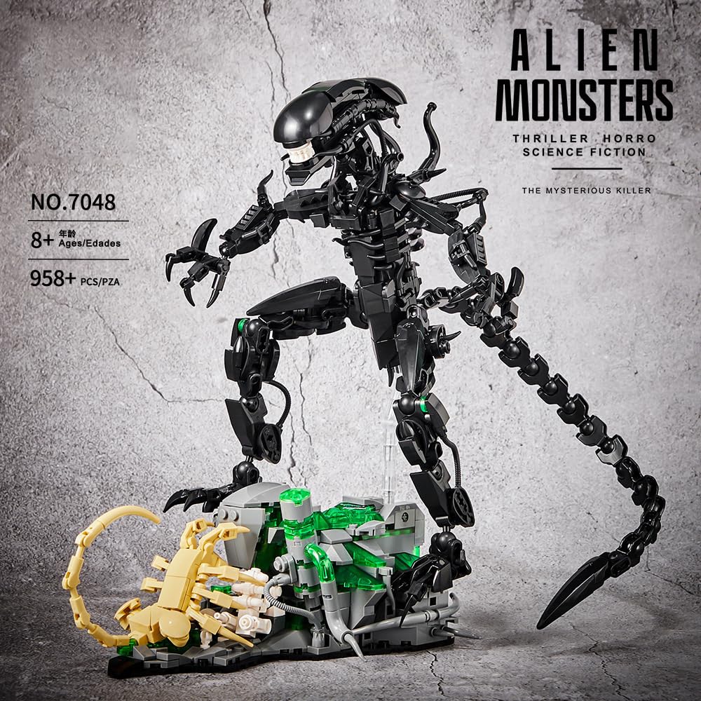 958PCS Alien Monsters Building - Xenomorph Kids Toys recensione e prezzo