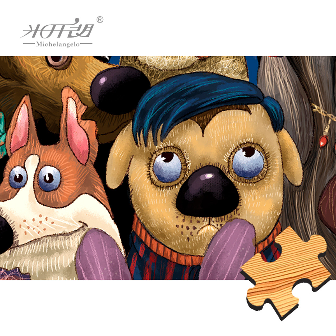 Michelangelo Puzzle in legno 5 - Kids Toys Under 1000 recensione e prezzo