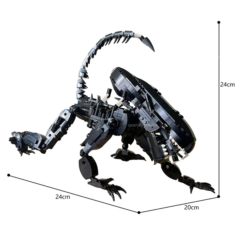 MOC Aliened Monster Building B - Xenomorph Kids Toys recensione e prezzo